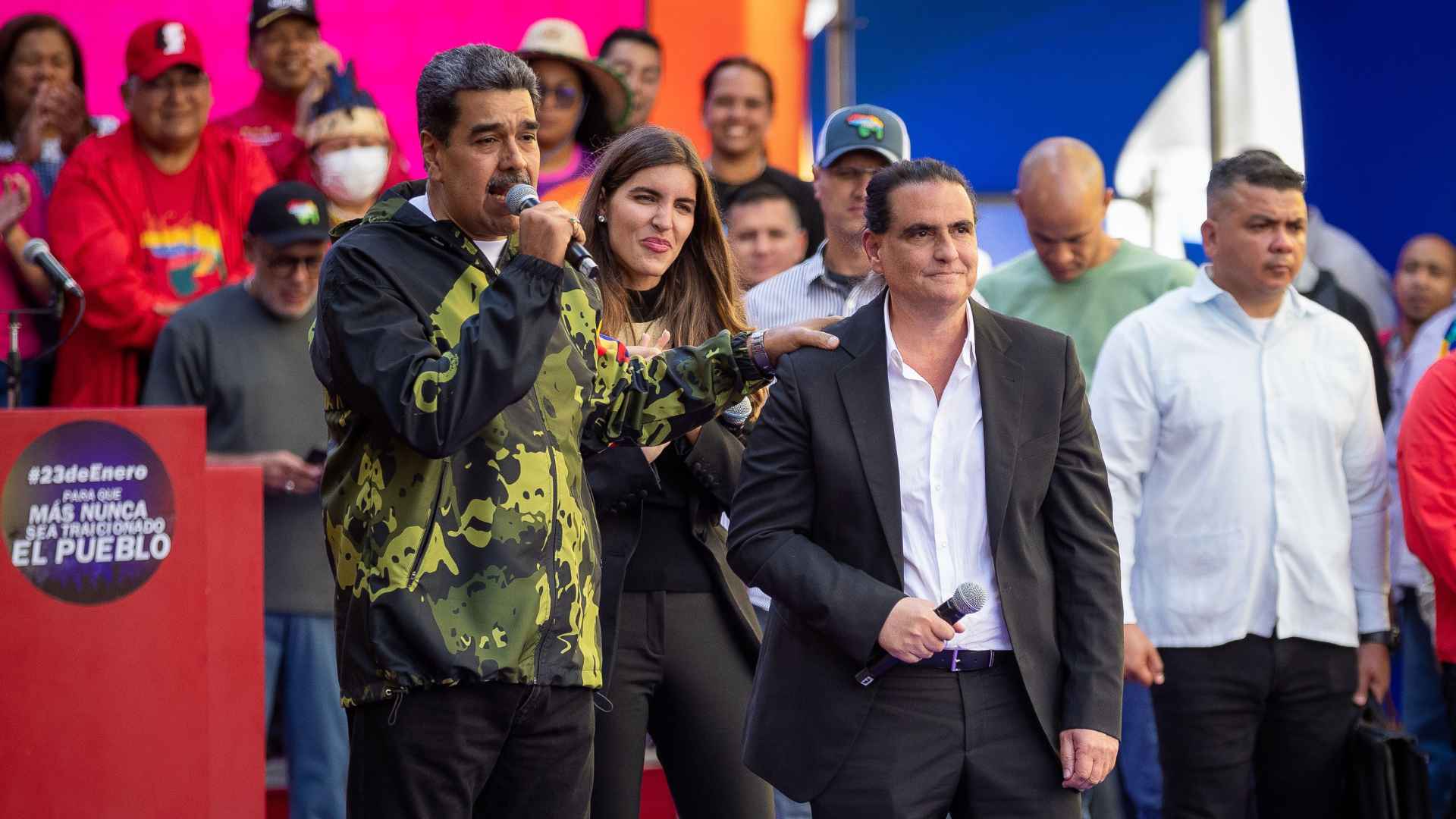 Nicolás Maduro y Alex Saab - Foto EFE