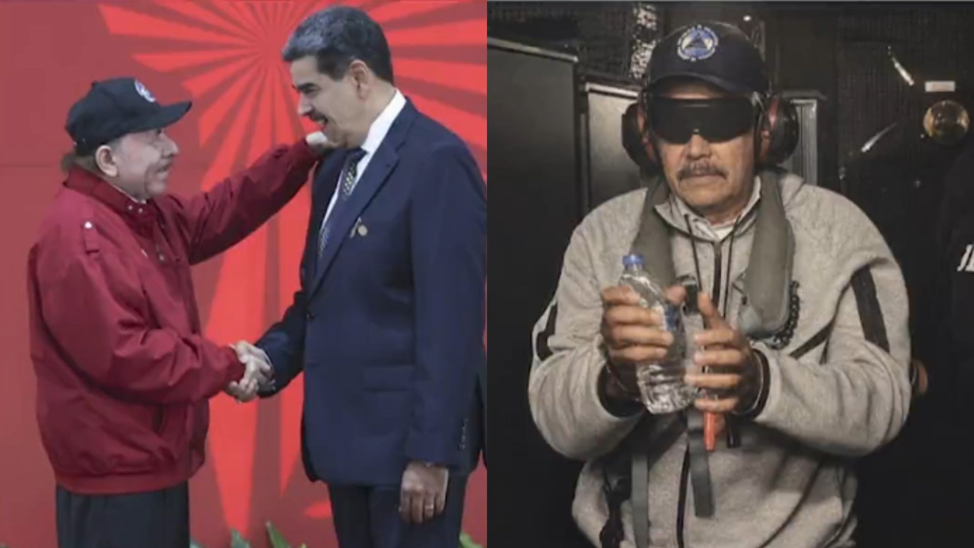 Daniel Ortega y Nicolás Maduro / FOTO: Captura de pantalla