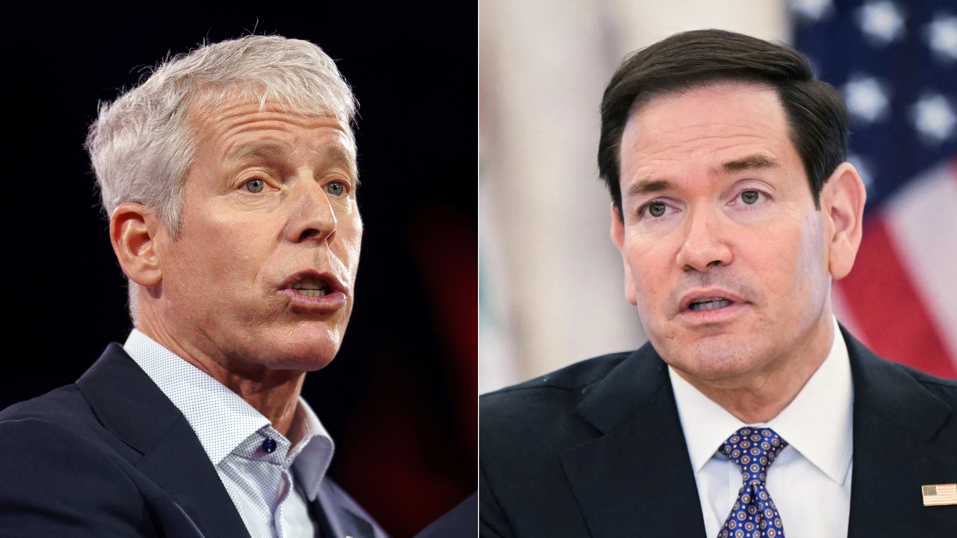 El secretario de Energía, Chris Wright y el secretario de Estado, Marco Rubio - Foto: EFE- AFP
