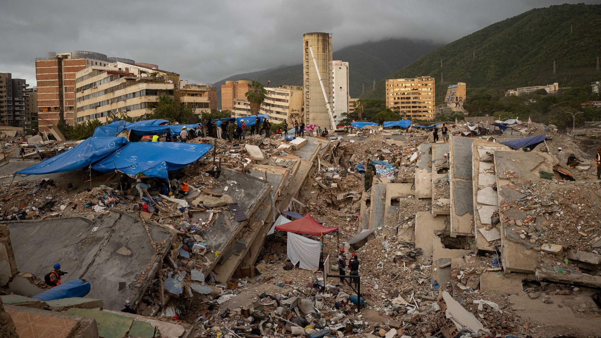 Reflejo de la tragedia tras los terremotos en Venezuela - Foto de referencia: EFE