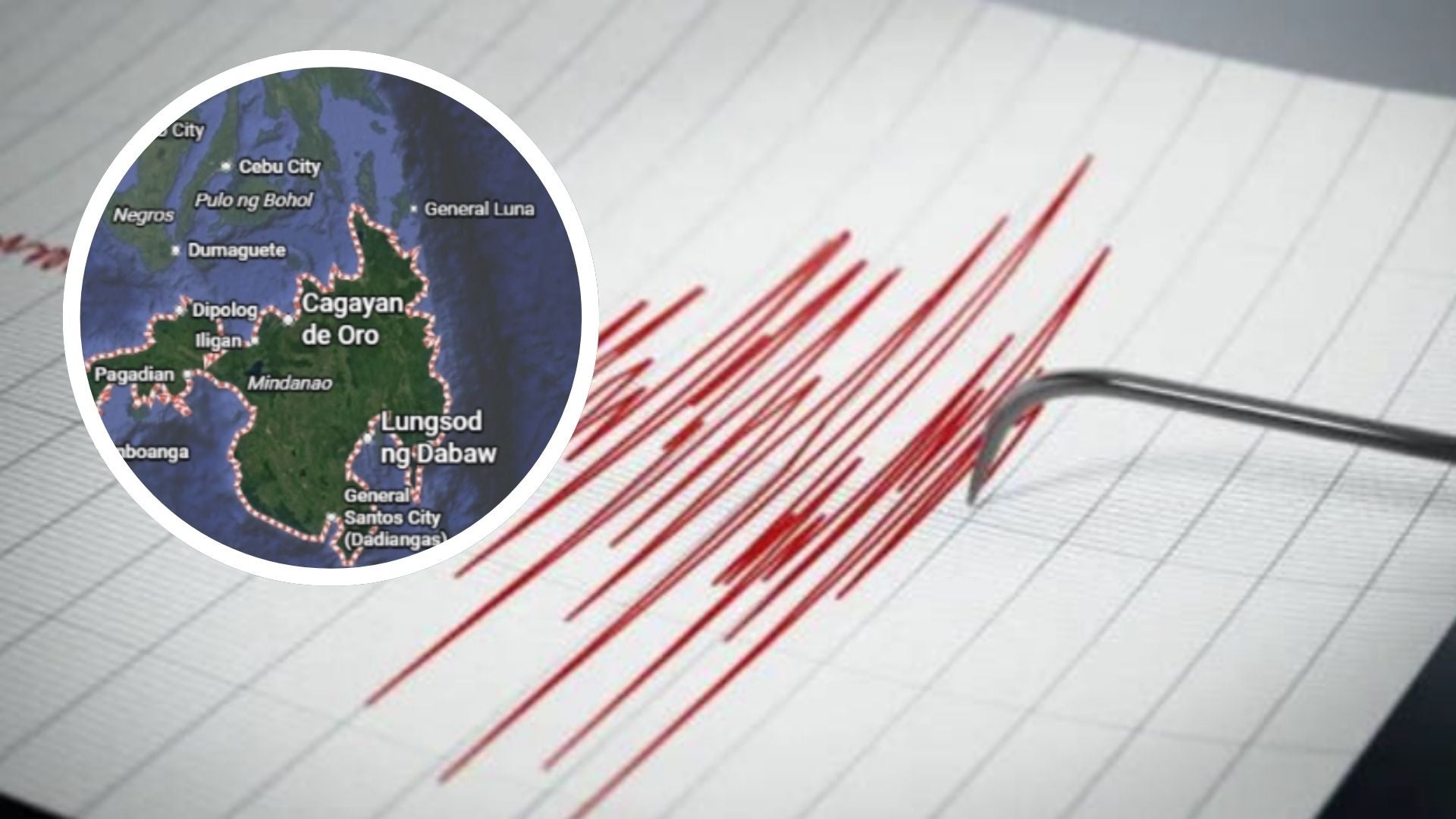 terremoto de magnitud 6,3 sacude la isla filipina- Foto: Captura de pantalla