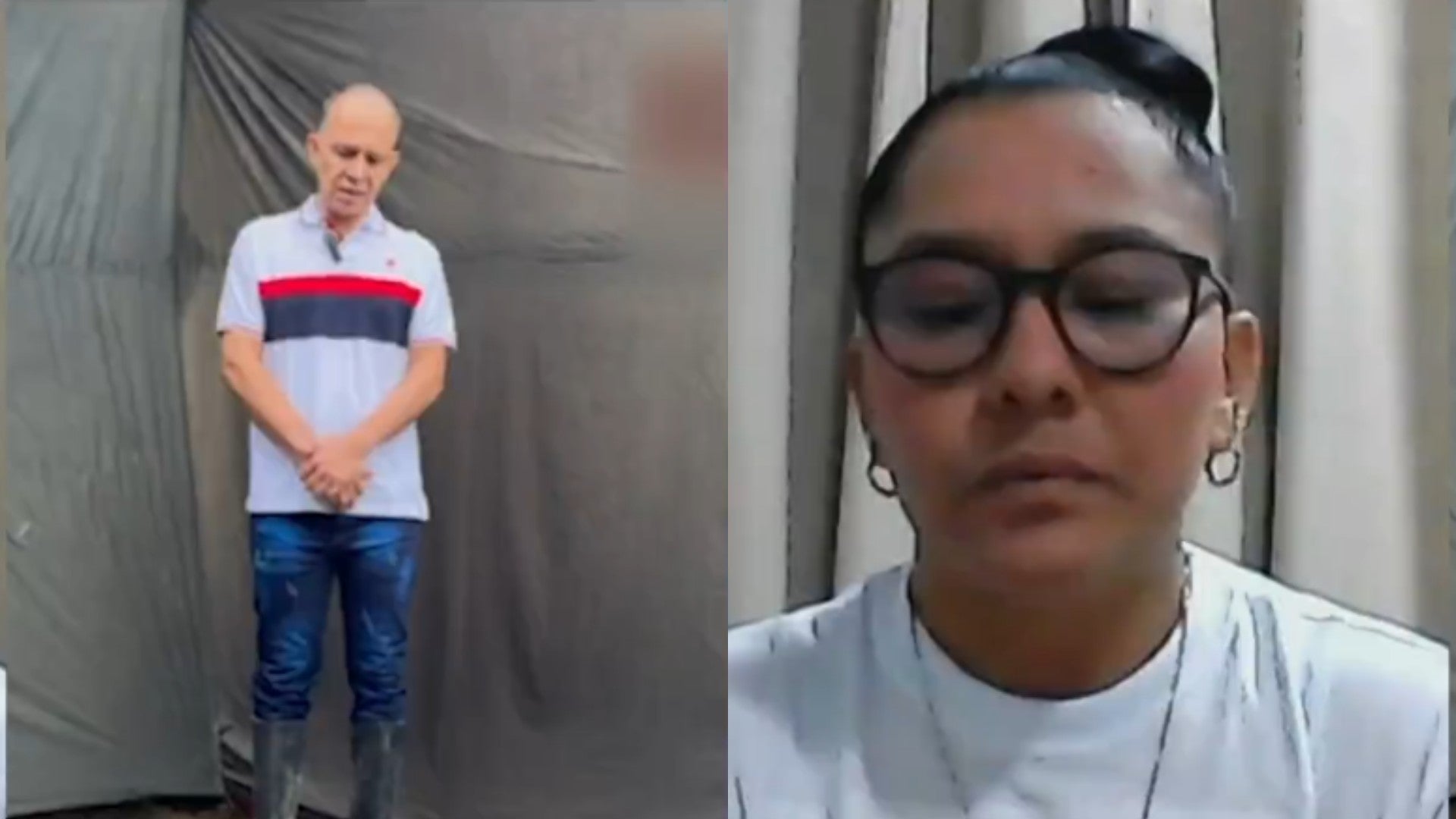 Esposa de un agente del CTI secuestrado en Colombia / FOTO: Captura de pantalla