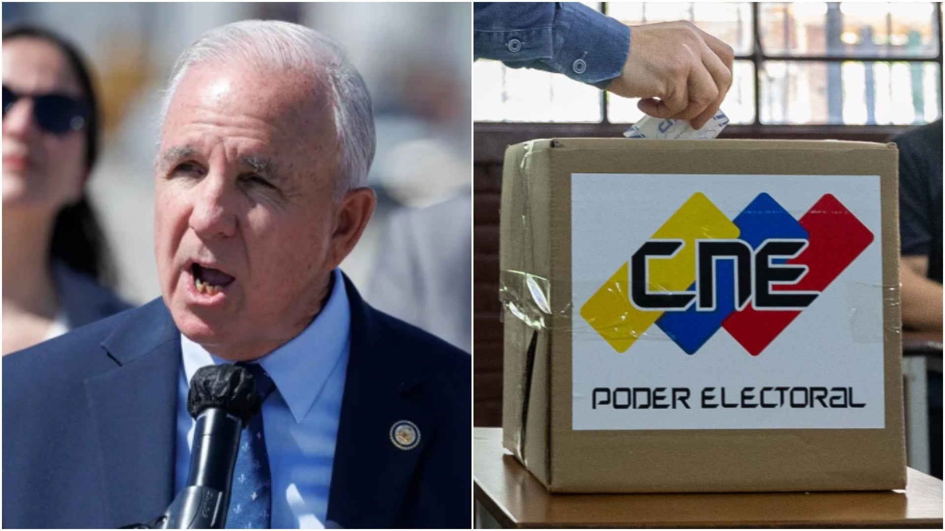 Carlos Giménez, congresista republicano de Estados Unidos / Proceso electoral en Venezuela - Fotos de referencia: EFE