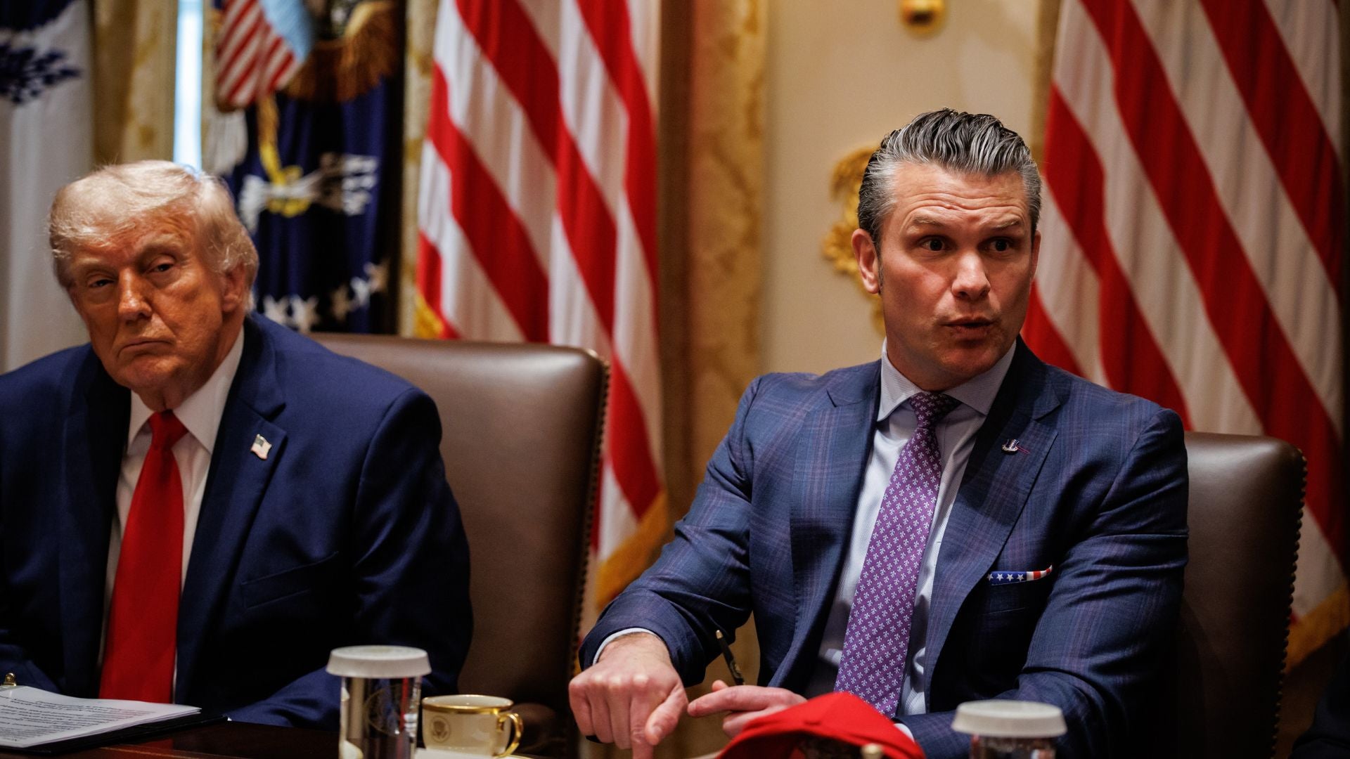 Pete Hegseth y Donald Trump- Foto: EFE