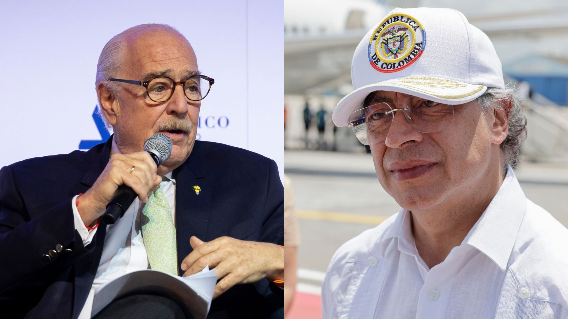 Andrés Pastrana y Gustavo Petro-Foto: EFE