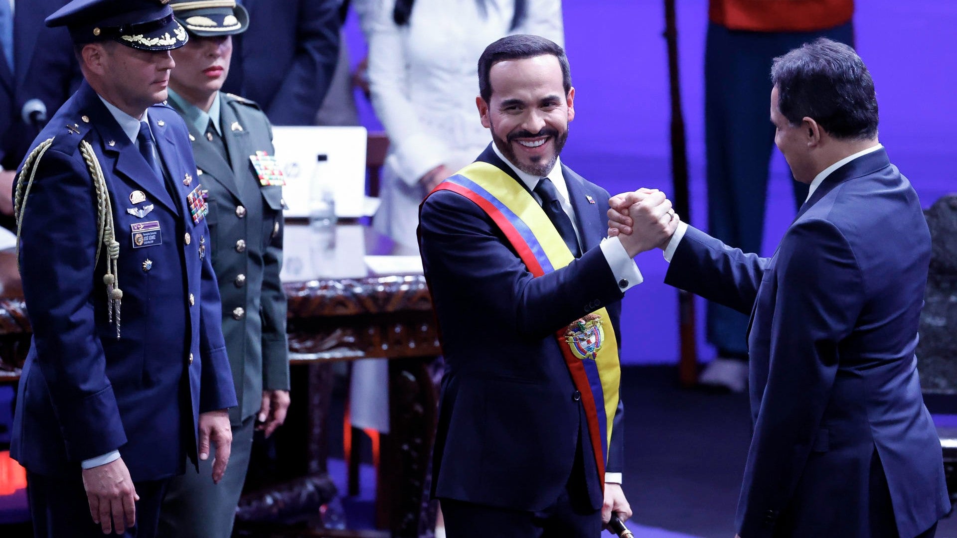 Posesión de Abelardo De La Espriella en Colombia. (EFE)