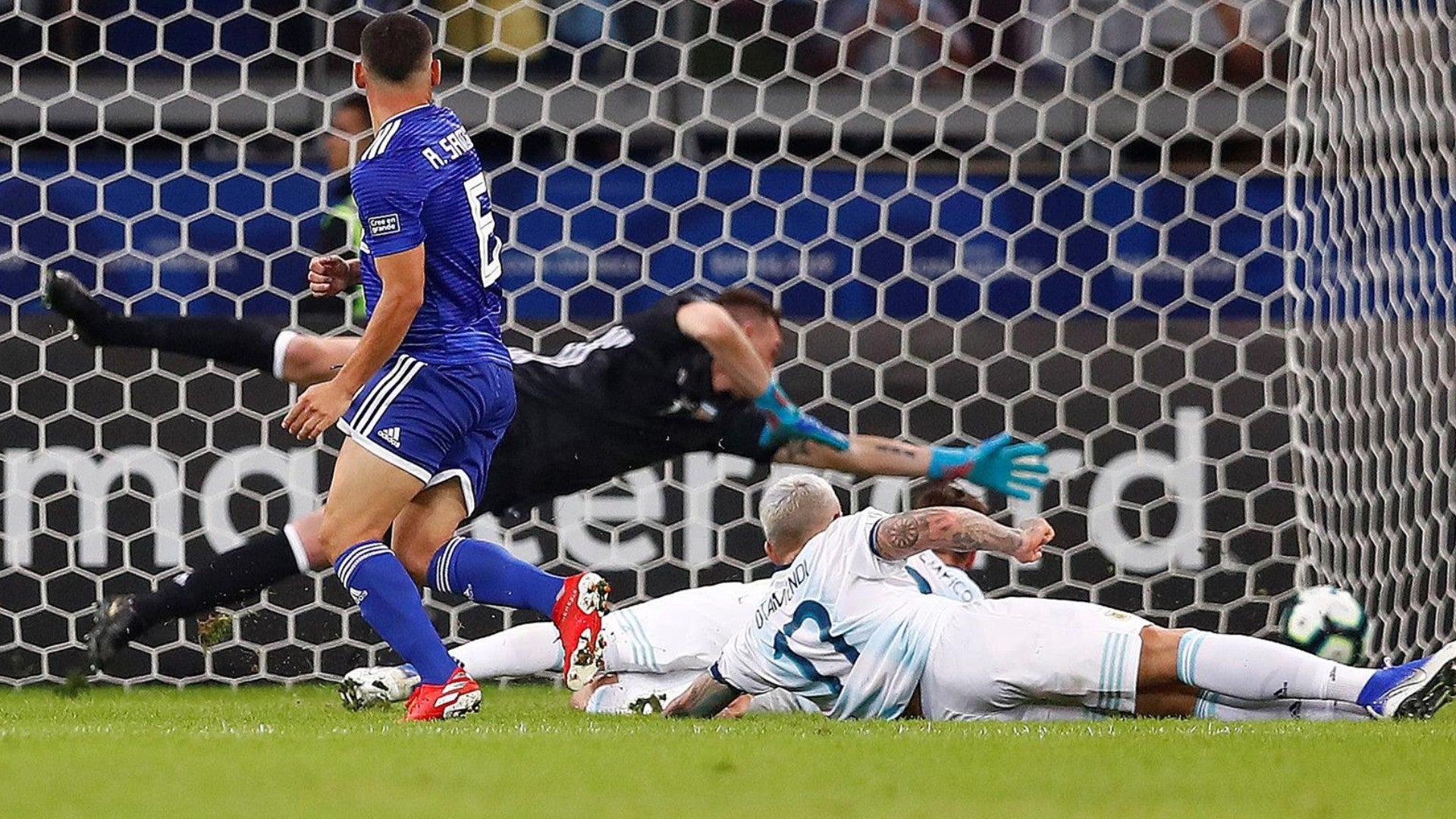 Franco Armani, arquero de la selección Argentina, en la final Copa América 2019 / FOTO: EFE