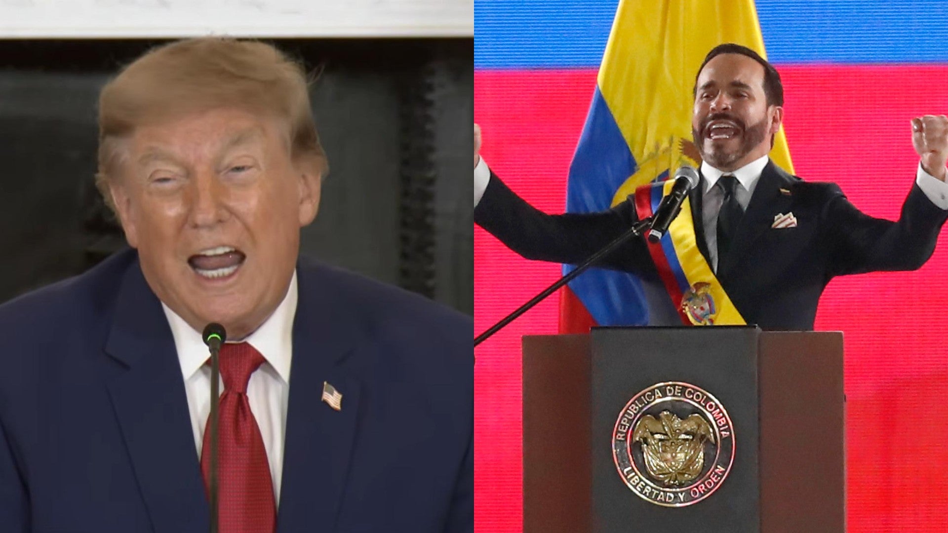 Trump y Abelardo De La Espriella (EFE)