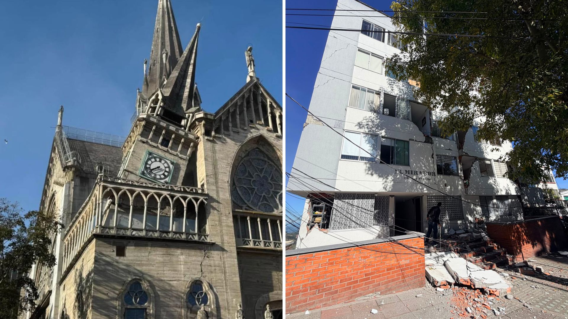 Daños en Manizales por el sismo - Cortesía