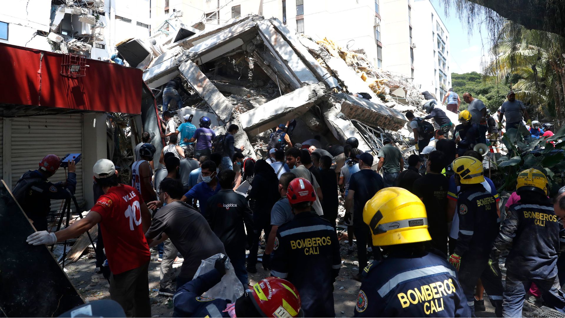Edificios colapsados por el terremoto en Chocó - EFE