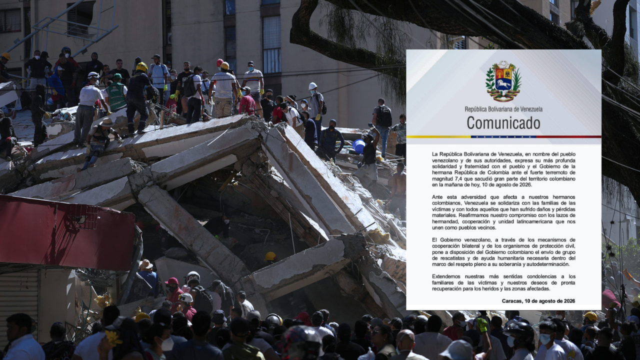 Régimen de Venezuela ofrece ayuda a Colombia tras el terremoto / FOTO: Canva
