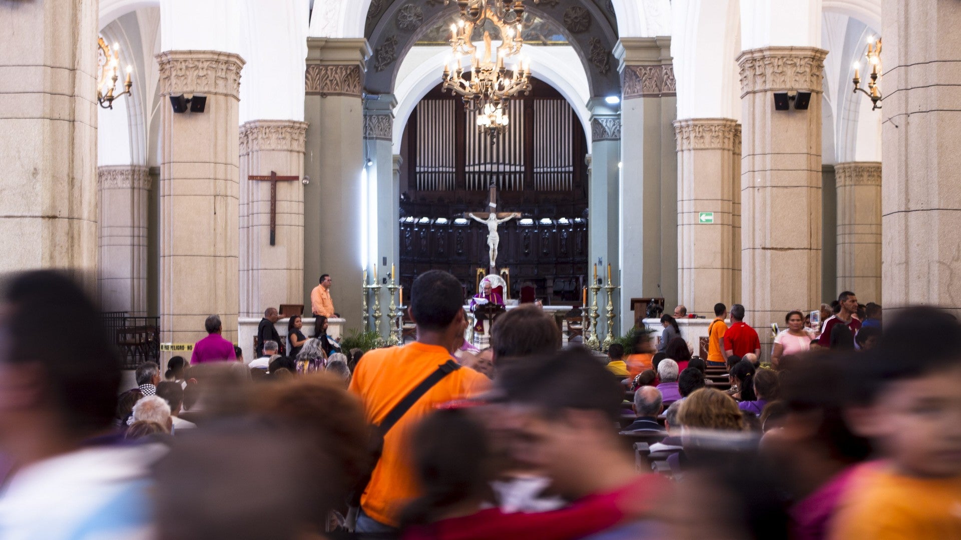 Vista del interior de la Catedral de Caracas - Foto de referencia: EFE