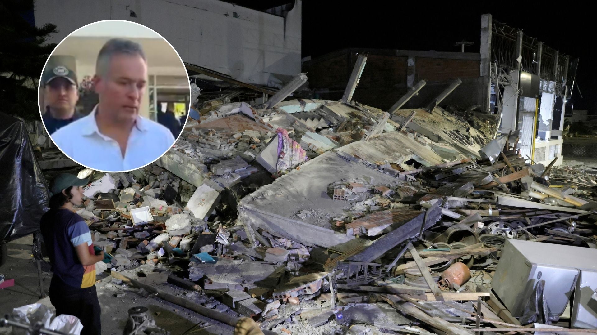 Al alcalde de Pereira se le corta la voz al dar balance sobre estragos del terremoto en su ciudad