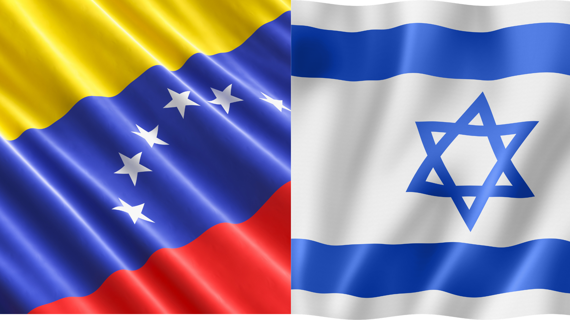 Bandera de venezuela e Israel- CANVA