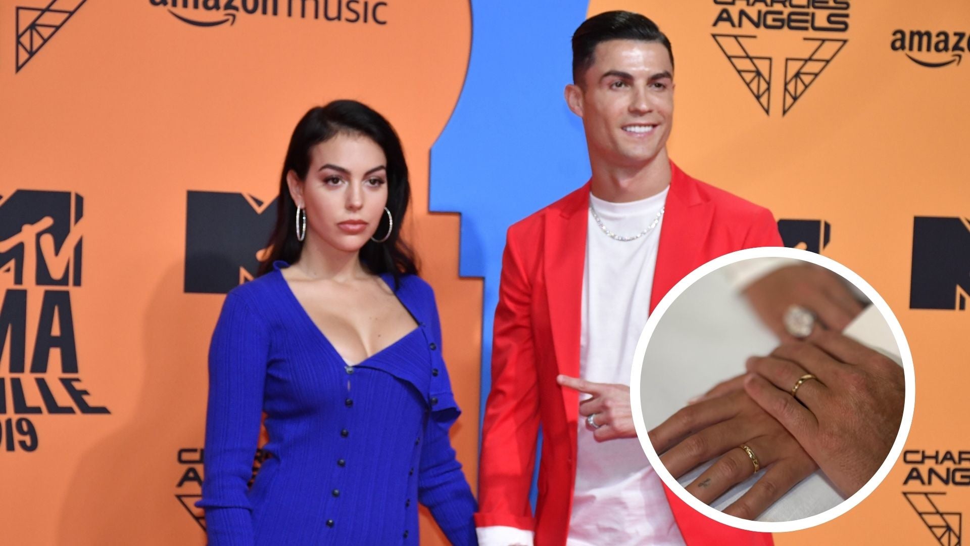 El futbolista Cristiano Ronaldo y su pareja Georgina Rodríguez- Foto: ilustración Canva