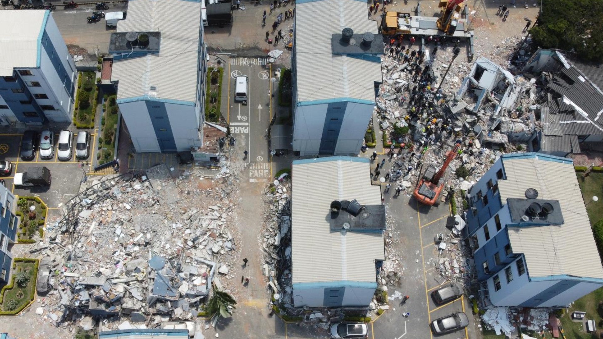 Desastre en Colombia por el terremoto / FOTO: EFE