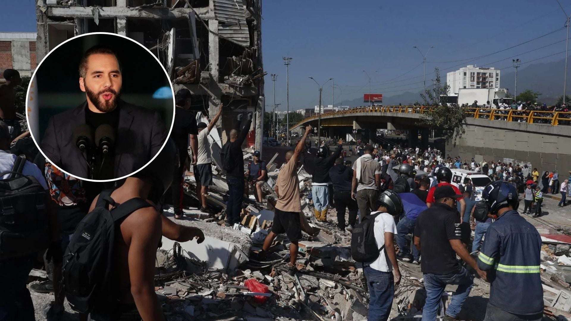 Llegó a Cali en cinco camiones de gran envergadura más de 50 toneladas de ayuda humanitaria procedente de El Salvador