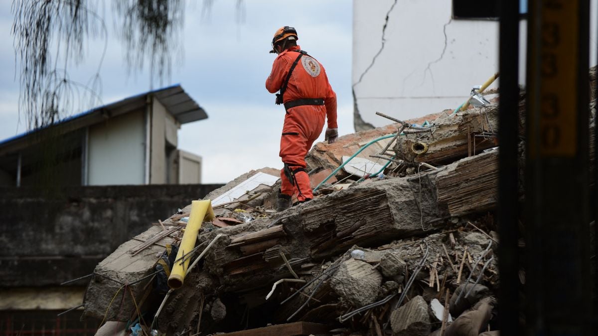 Foto del terremoto en Colombia (AFP)