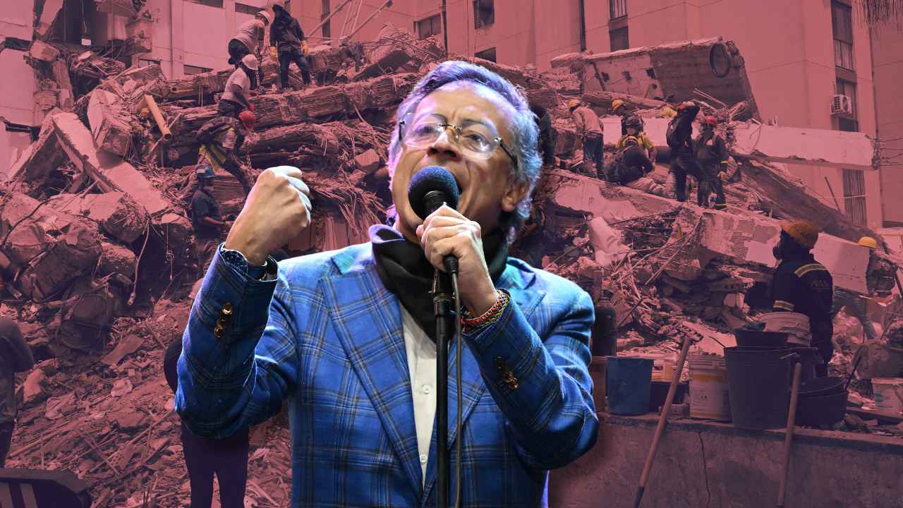 Gustavo Petro/ Terremoto en Colombia - Foto AFP