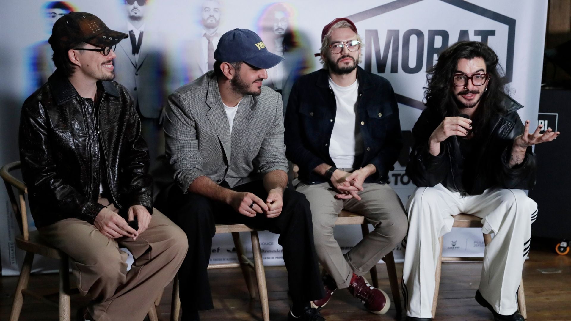 los integrantes de la banda colombiana Morat- Foto: EFE