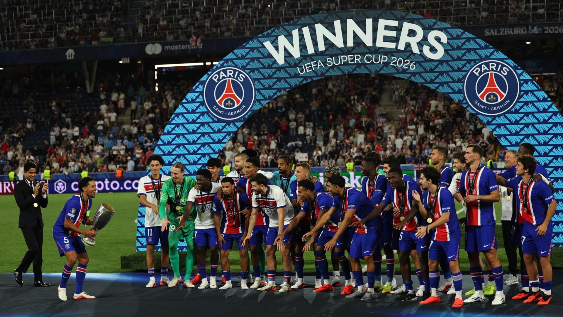 PSG campeón de la Supercopa de Europa - Foto: EFE