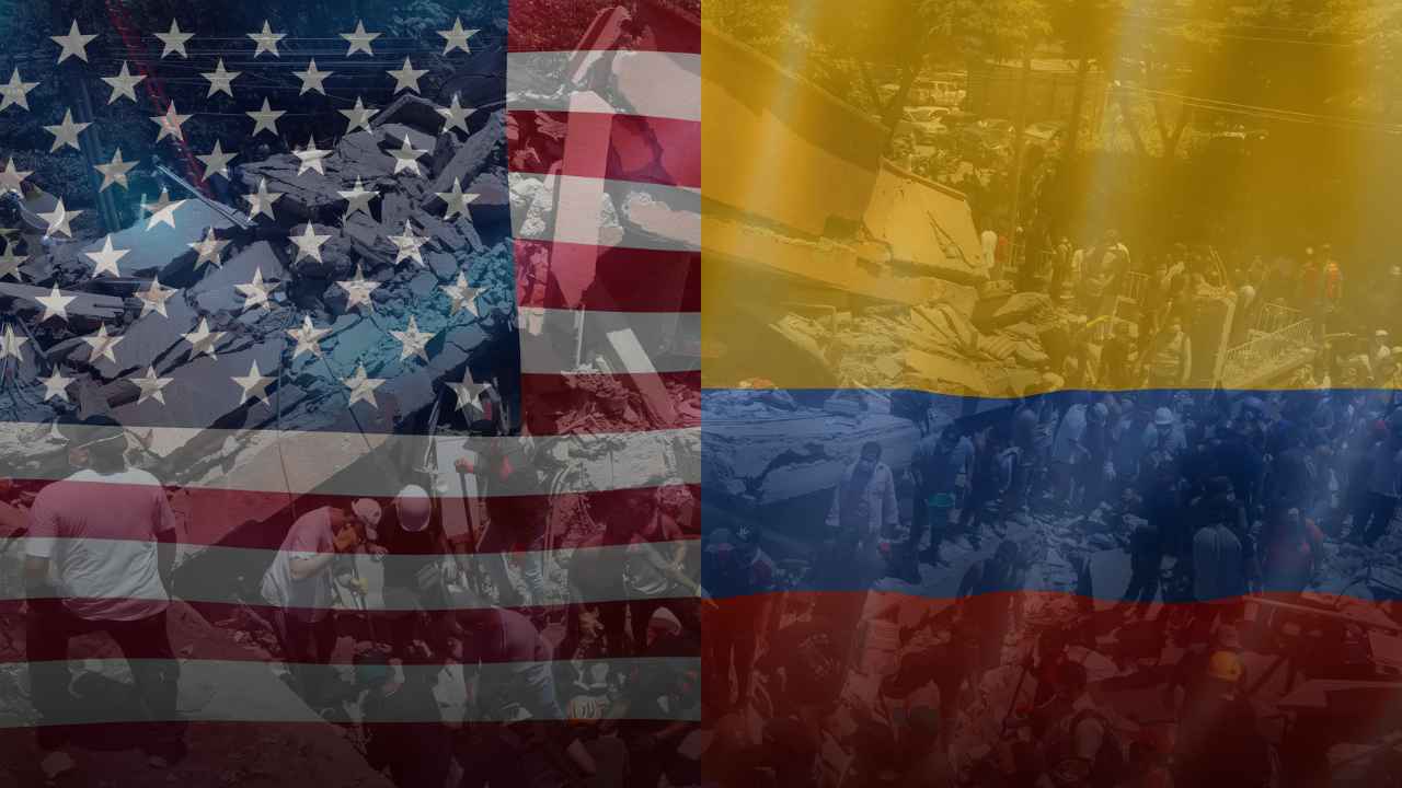 Terremoto en Colombia - Foto EFE/ Banderas - Canva