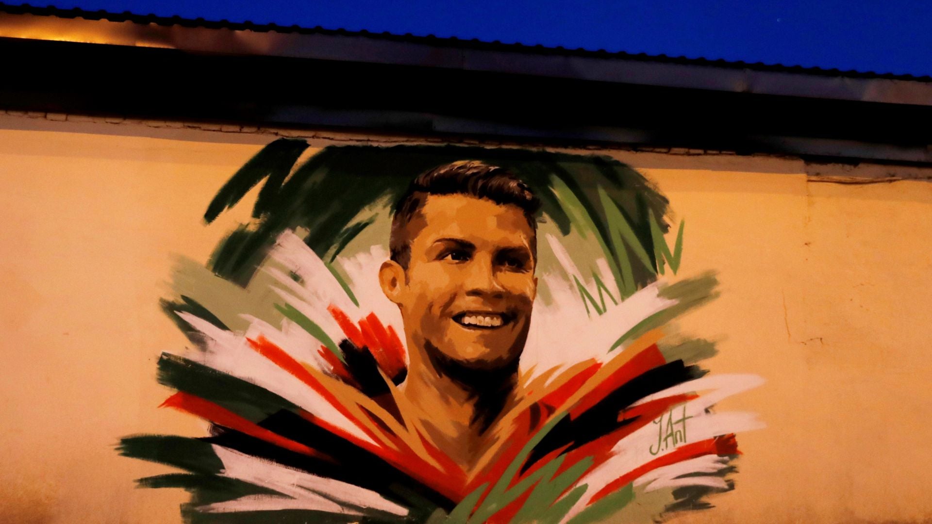 Imagen del mural creado por la artista rusa Julia Antipova- Foto: EFE