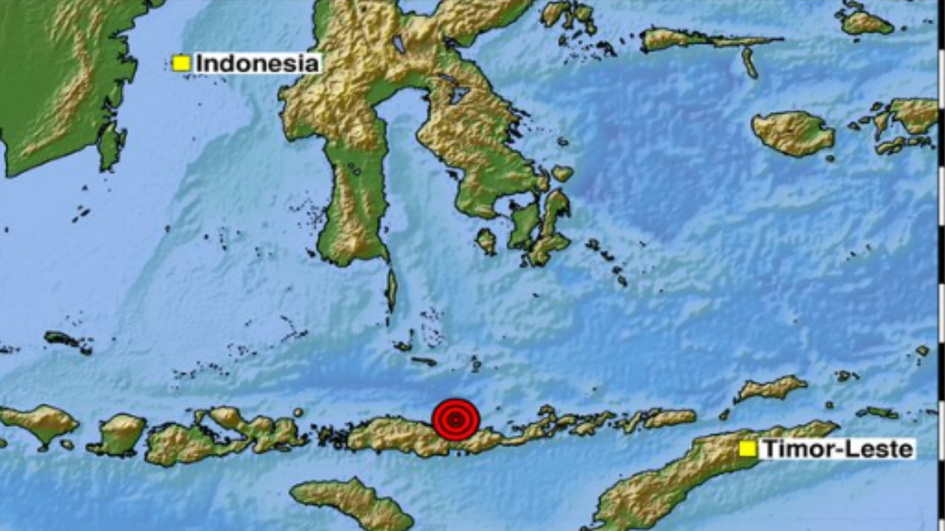 Sismo en Indonesia - Foto: SGC
