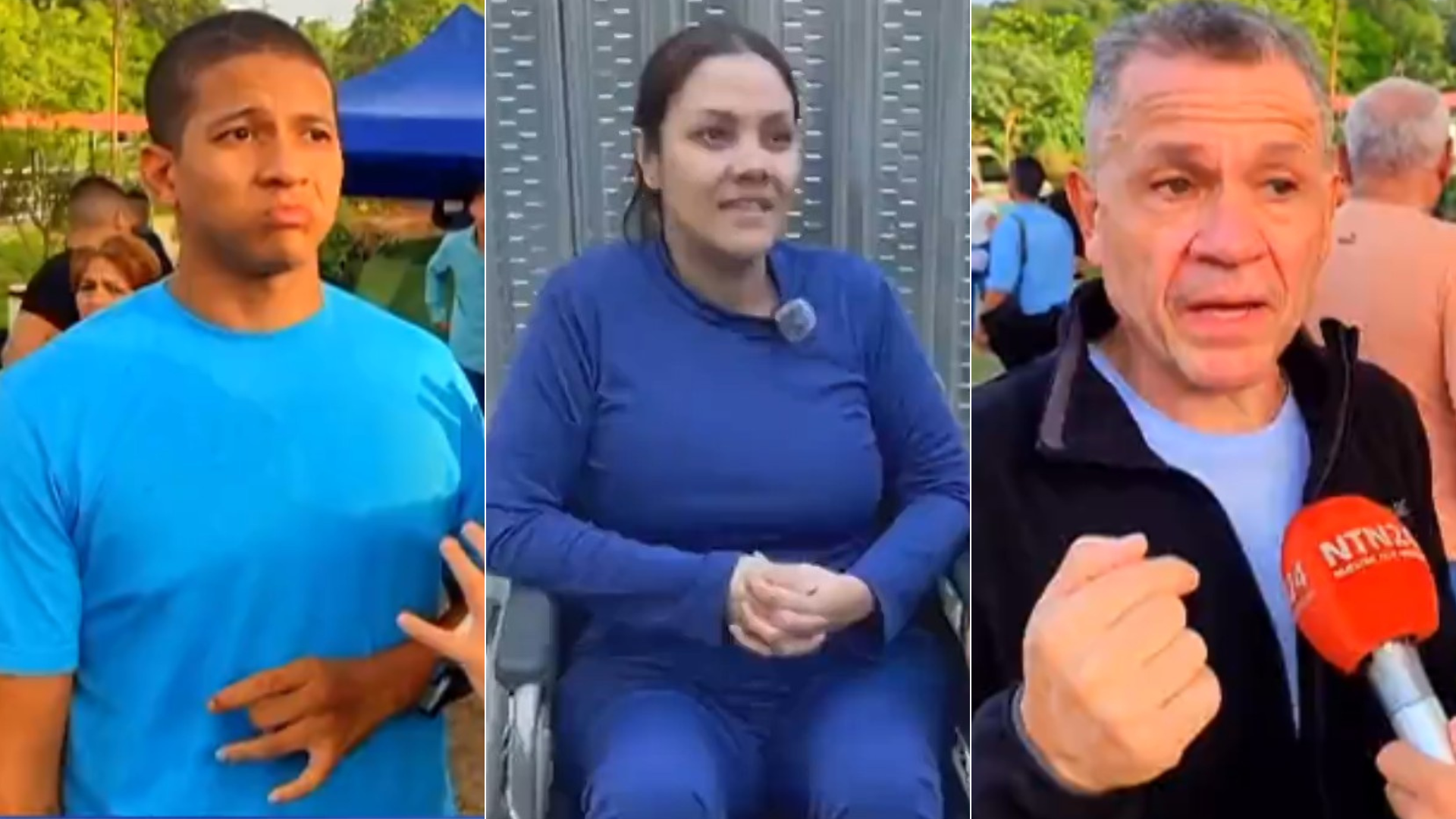 Emirlendris Benítez, Leomar Guerra Sánchez y Enrique Bermúdez