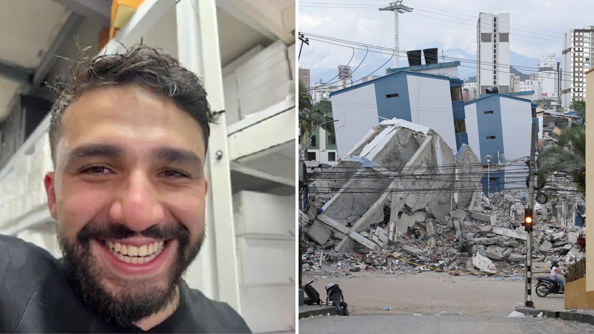 Juan Felipe Giraldo, víctima del terremoto en Colombia-Foto: EFE