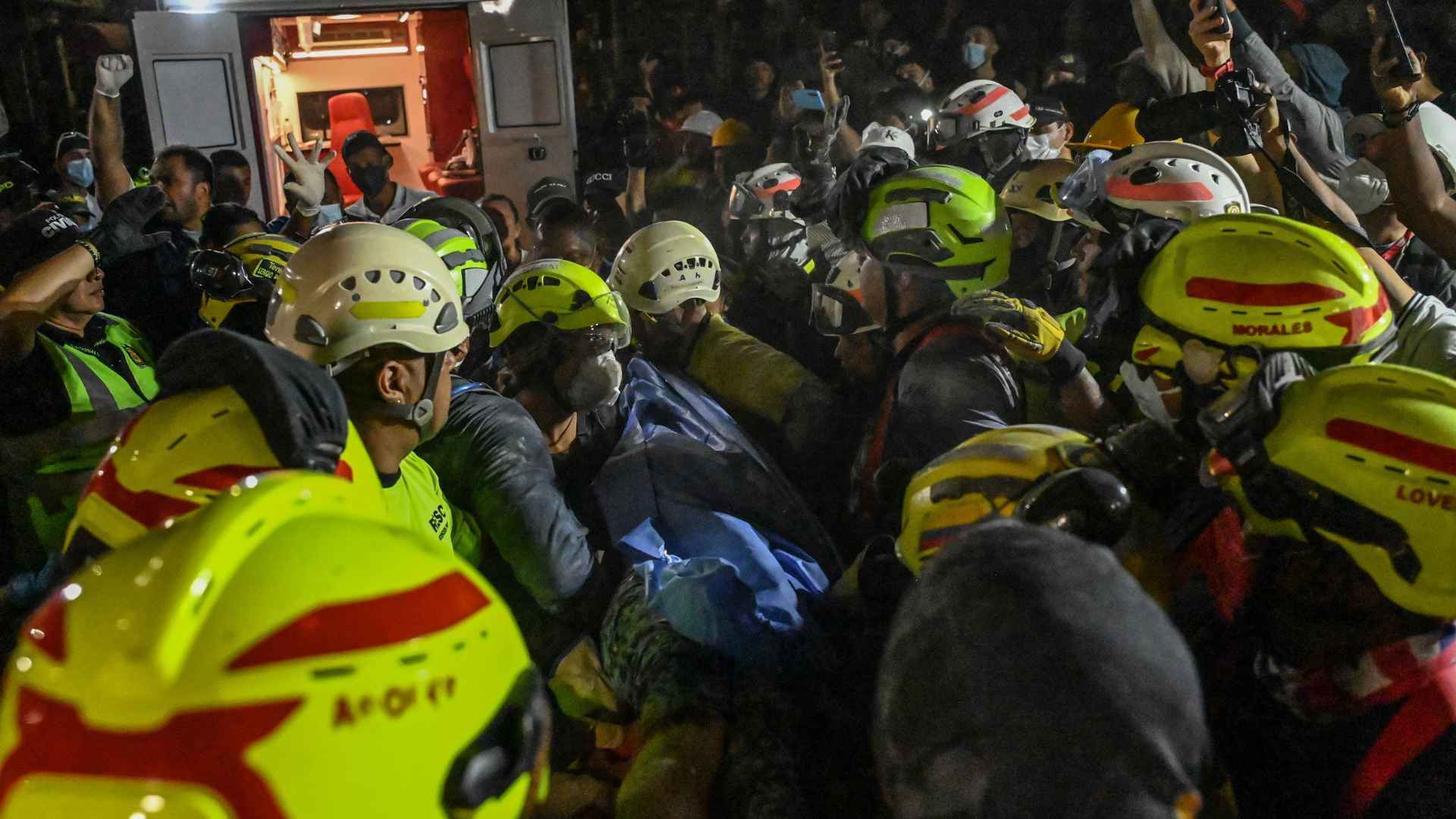 Rescate de Daniela Largo - AFP