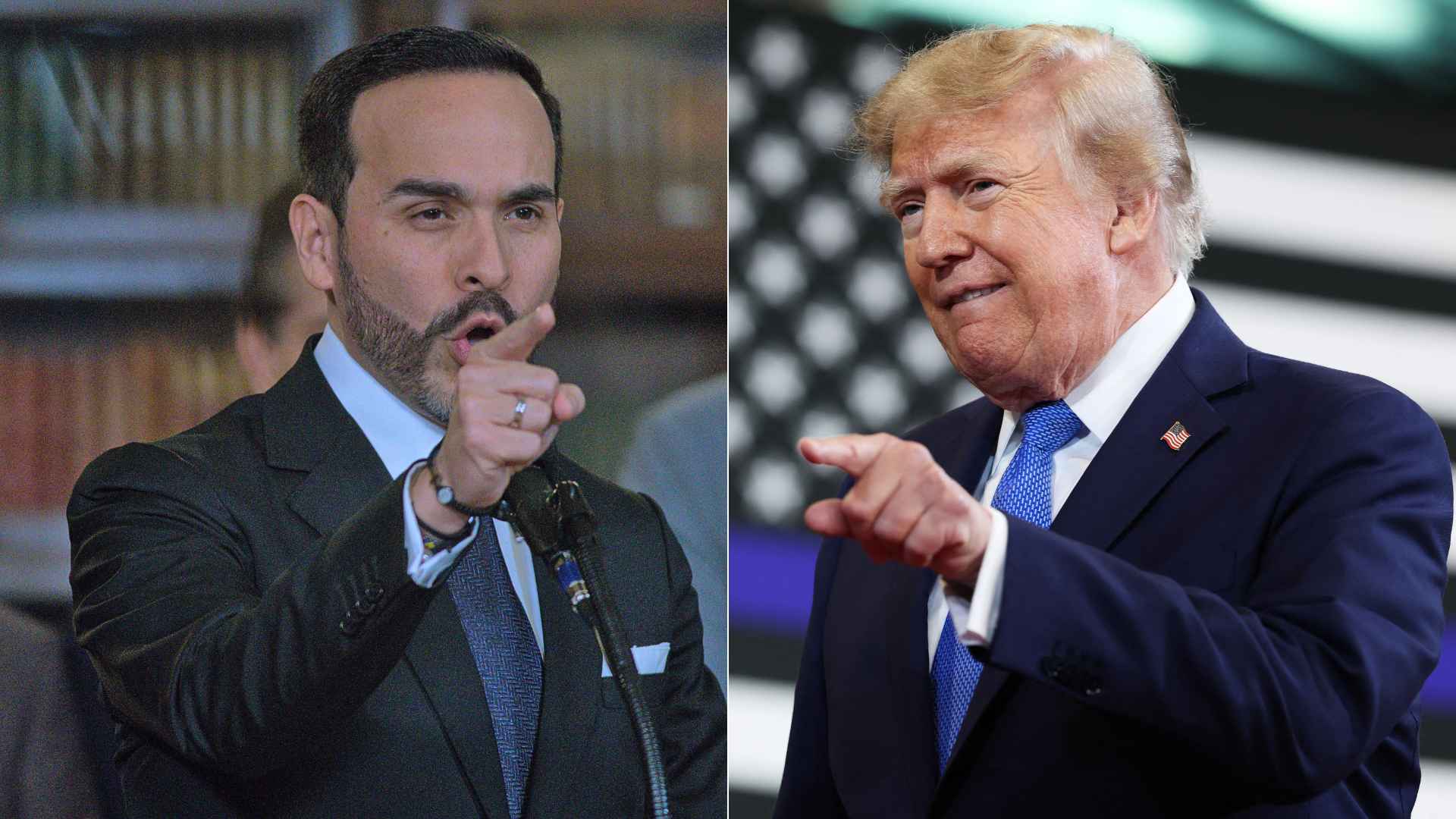 Abelardo de la Espriella/ Donald Trump - Fotos AFP