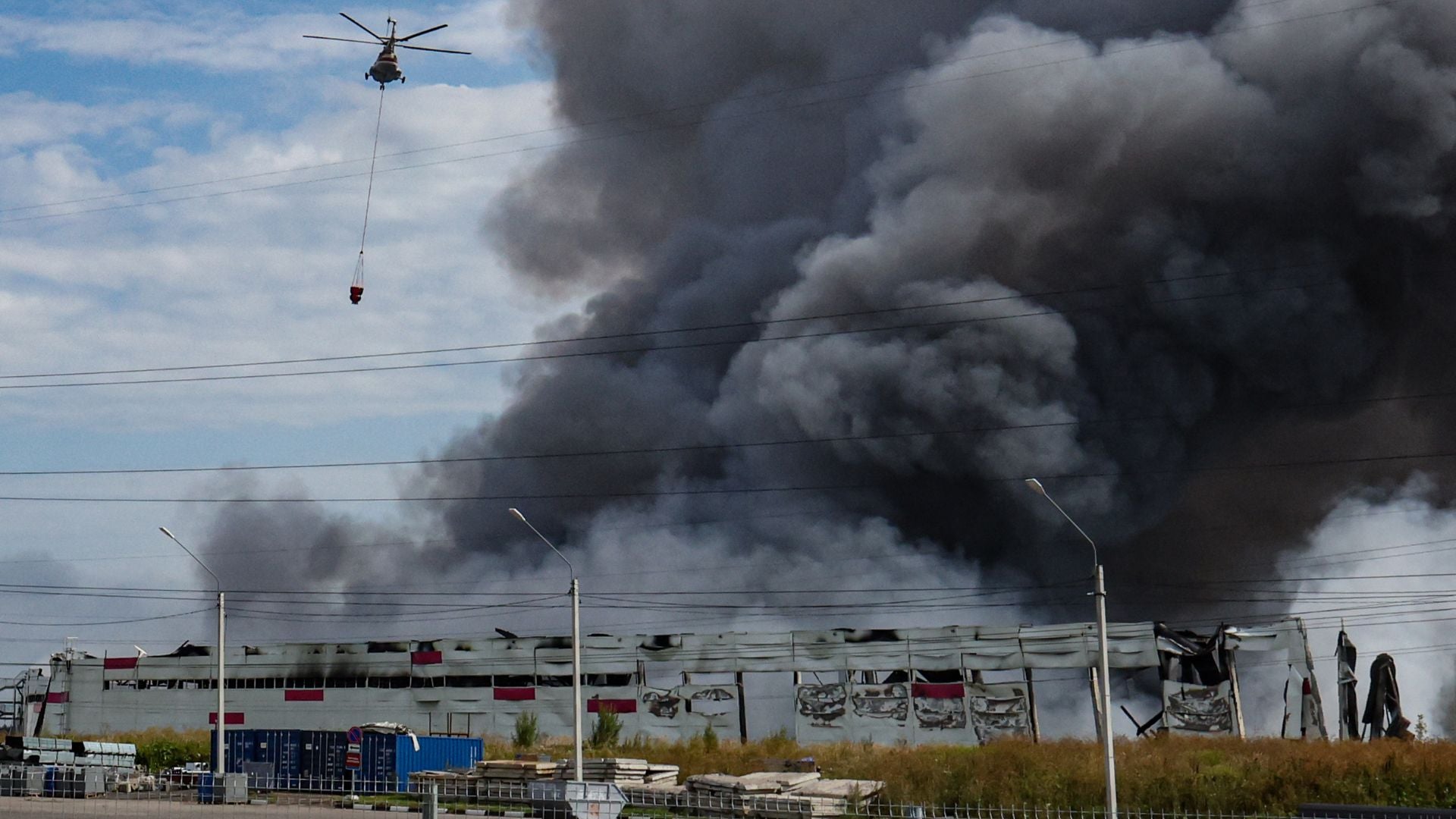 Ucrania lanza un masivo ataque de drones contra Moscú- Foto EFE