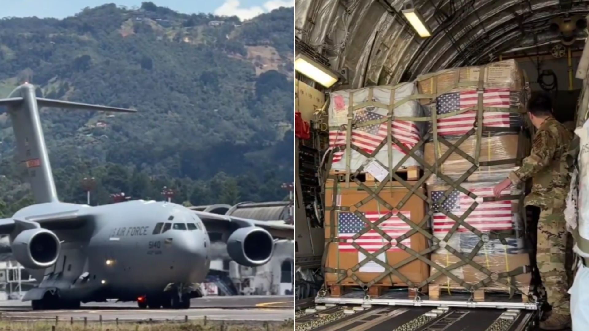 Ayuda Humanitaria llega a Medellín- Foto Captura de pantalla de X