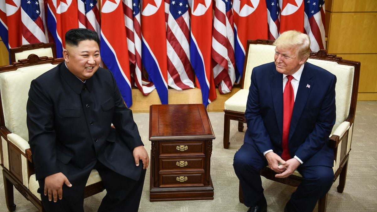 Kim Jong-un y Donald Trump (AFP)