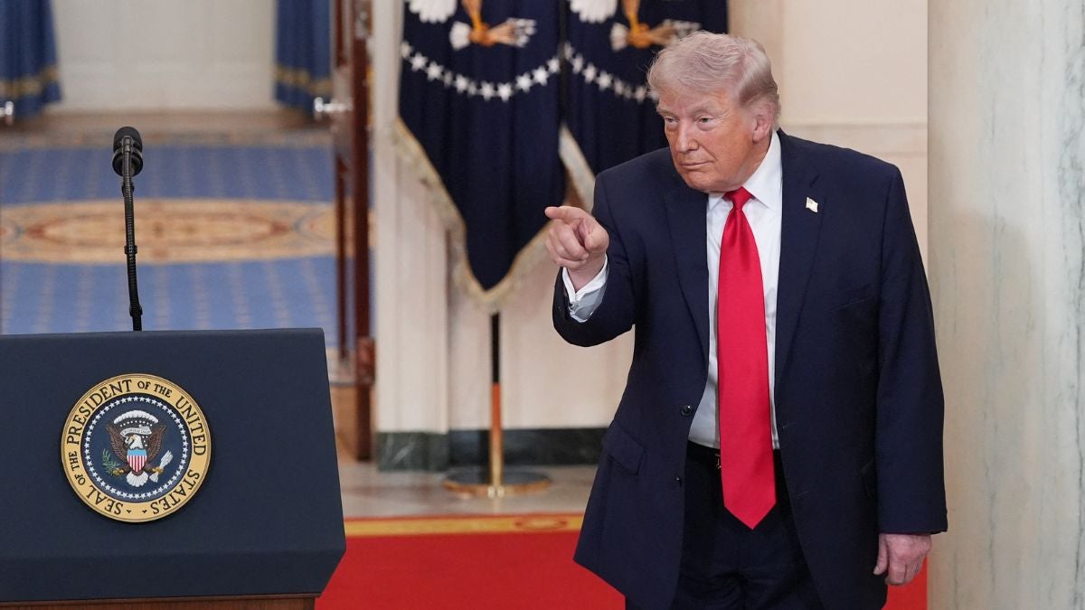 Donald Trump, presidente de EE. UU. (AFP)