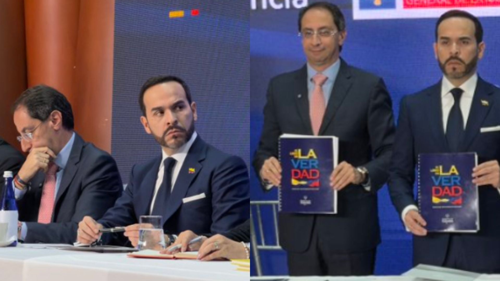 Presidente Abelardo de la Espriella y vicepresidente José Manuel Restrepo- Foto: Captura de pantalla de la red social X del vicepresidente @jrestrp