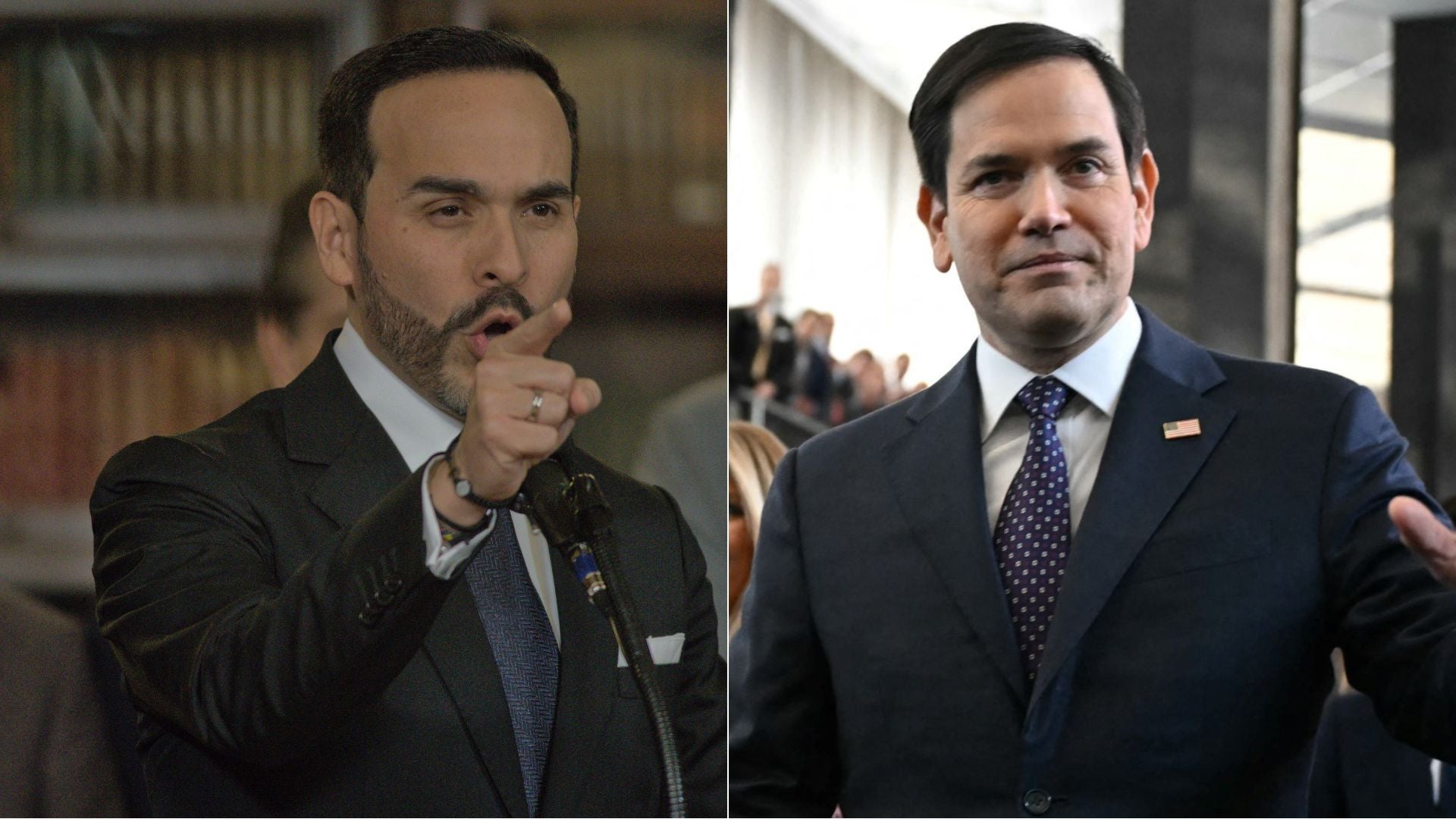 Presidente Abelardo de la Espriella y el secretario de Estado Marco Rubio- Foto: Ilustración Canva