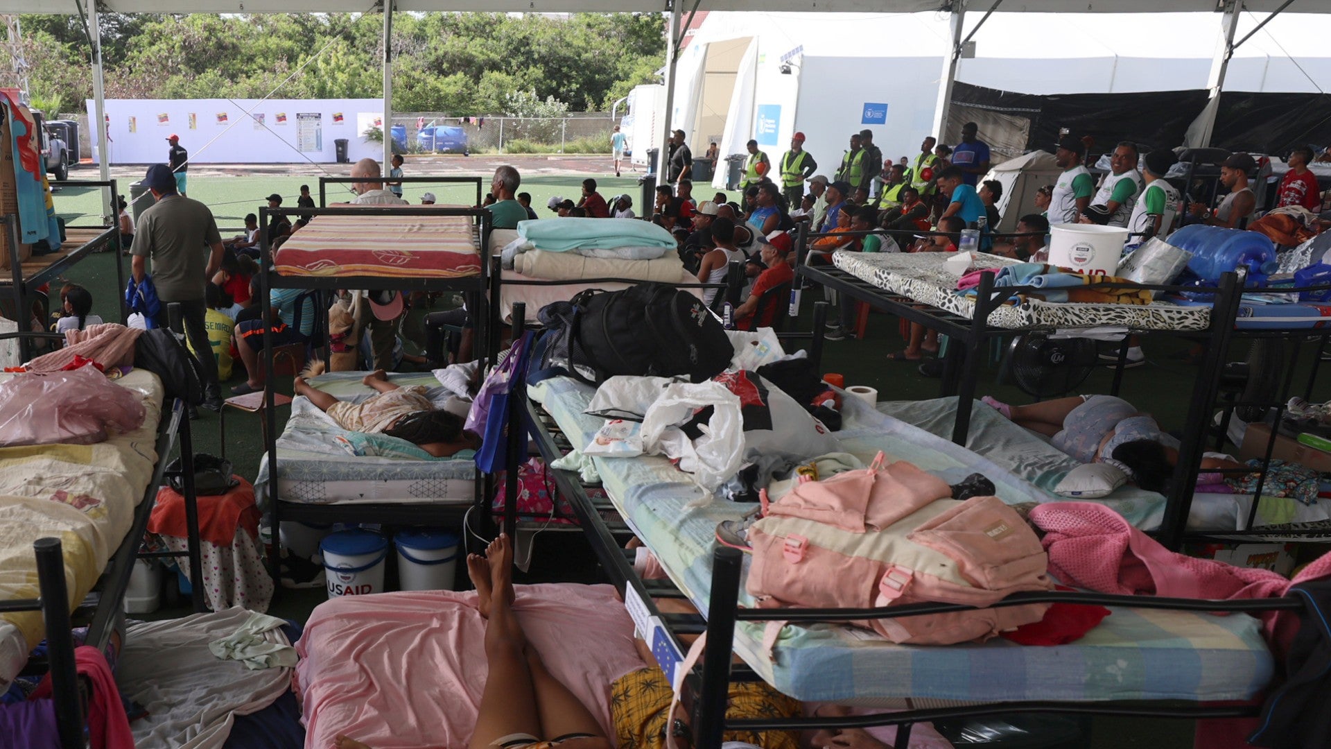 Familias damnificadas por los terremotos en Venezuela - Foto: EFE