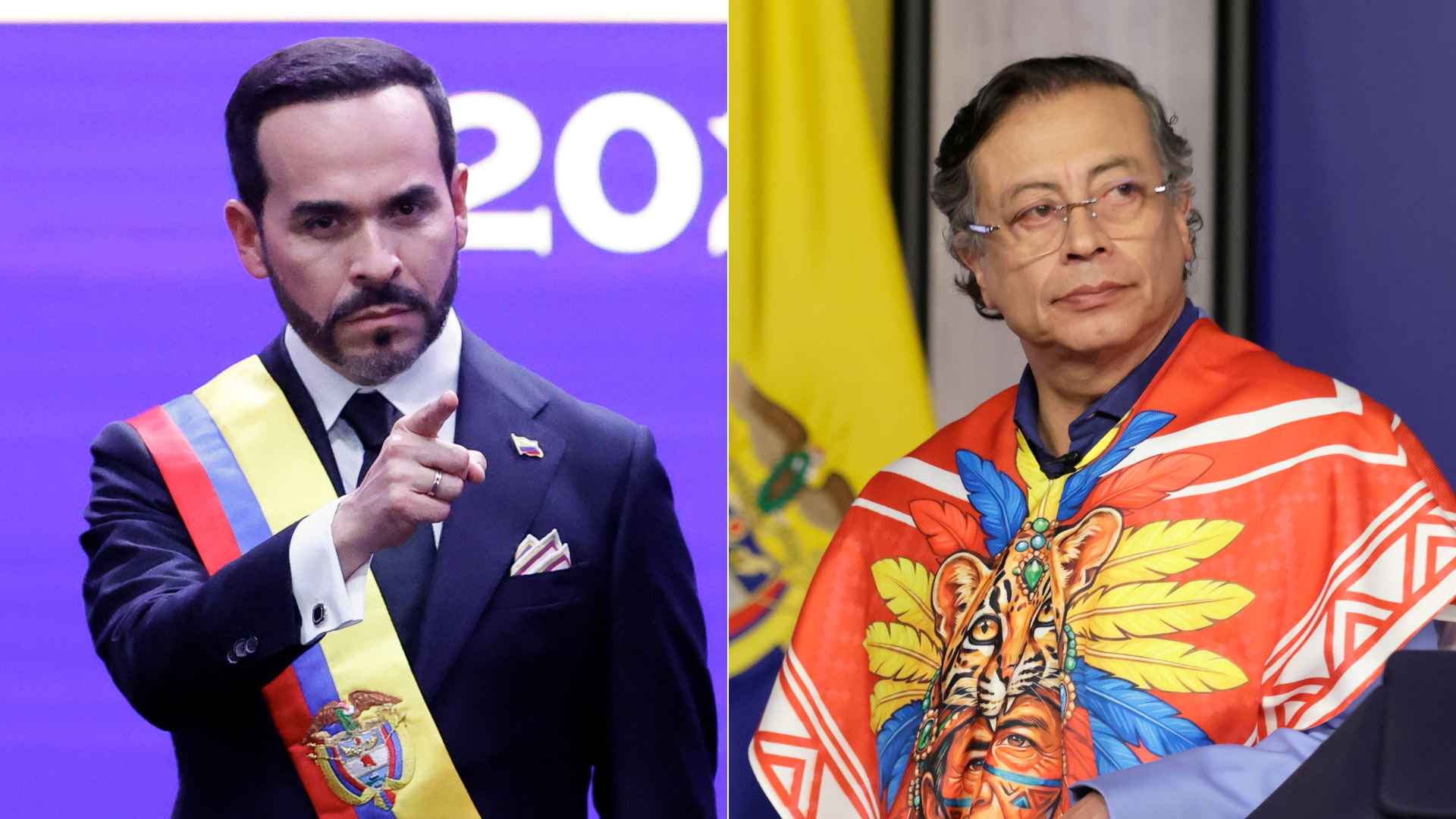 Abelardo de la Espriella/ Gustavo Petro - Foto EFE