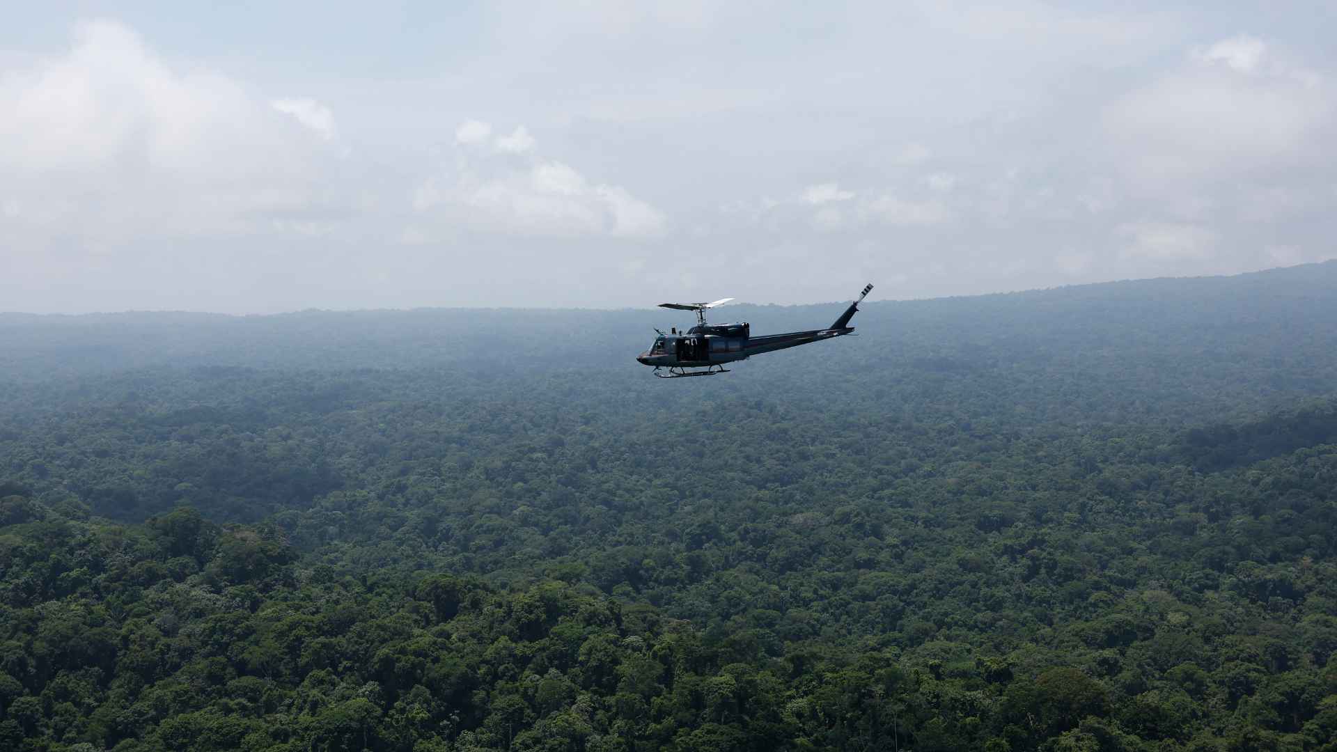 Helicóptero en Colombia - Foto EFE de referencia