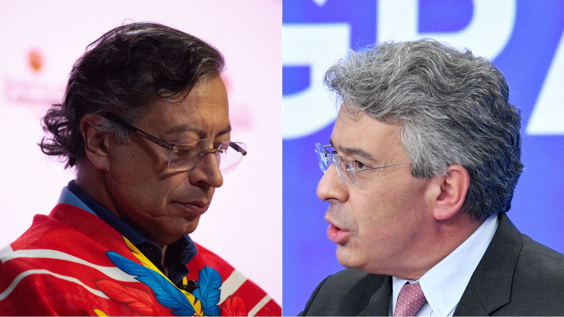 Gustavo Petro y Enrique Gómez _ Foto_ AFP