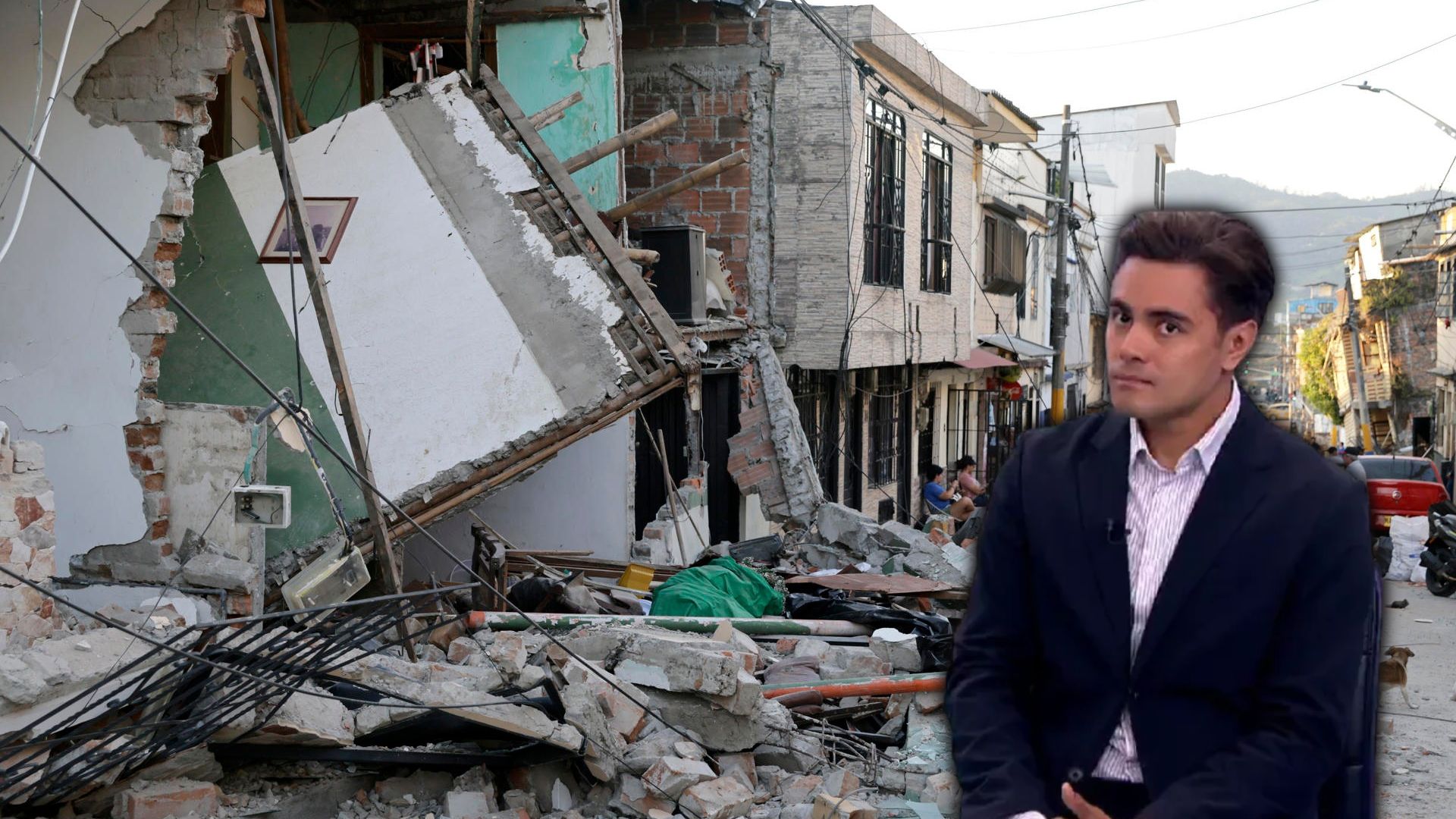 Marco Mosquera relata como vivió el terremoto en su natal Pereira - Foto: EFE