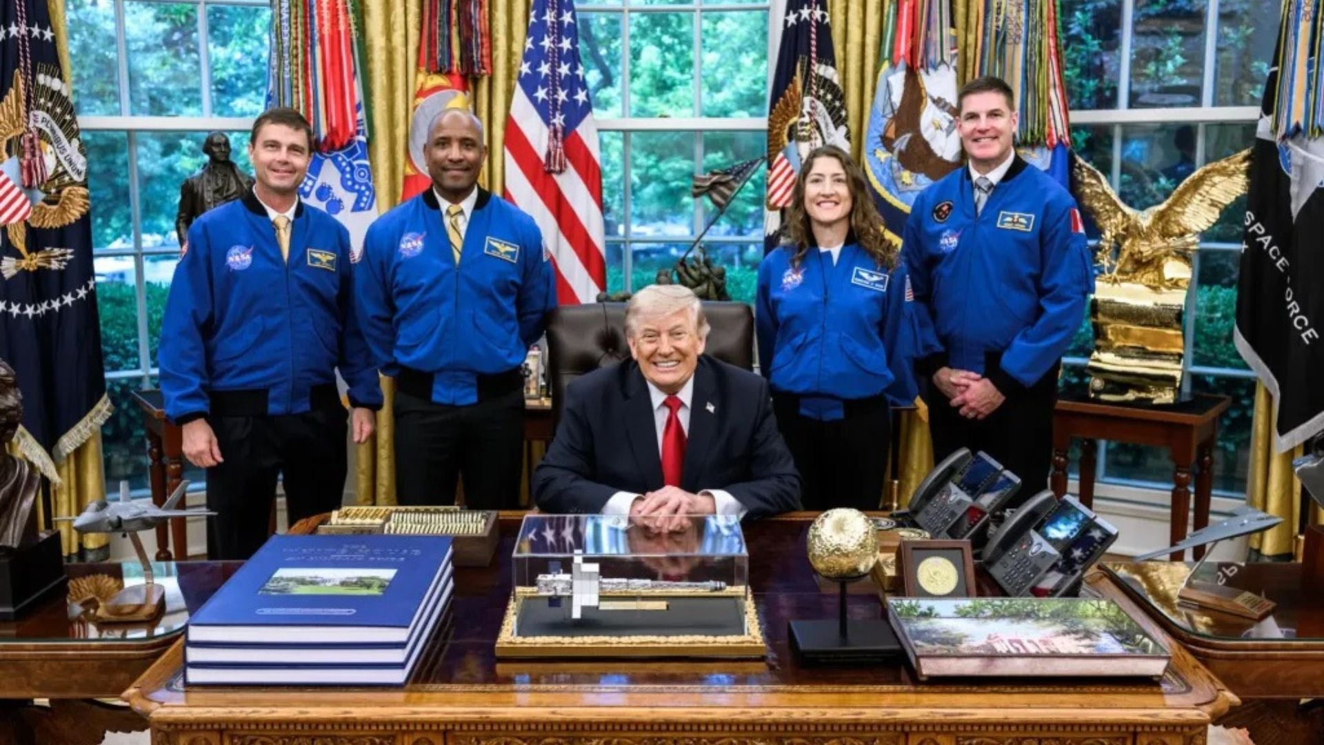 La tripulación de la misión Artemis II recibirá la Medalla de Honor Espacial del Congreso- Foto: NASA