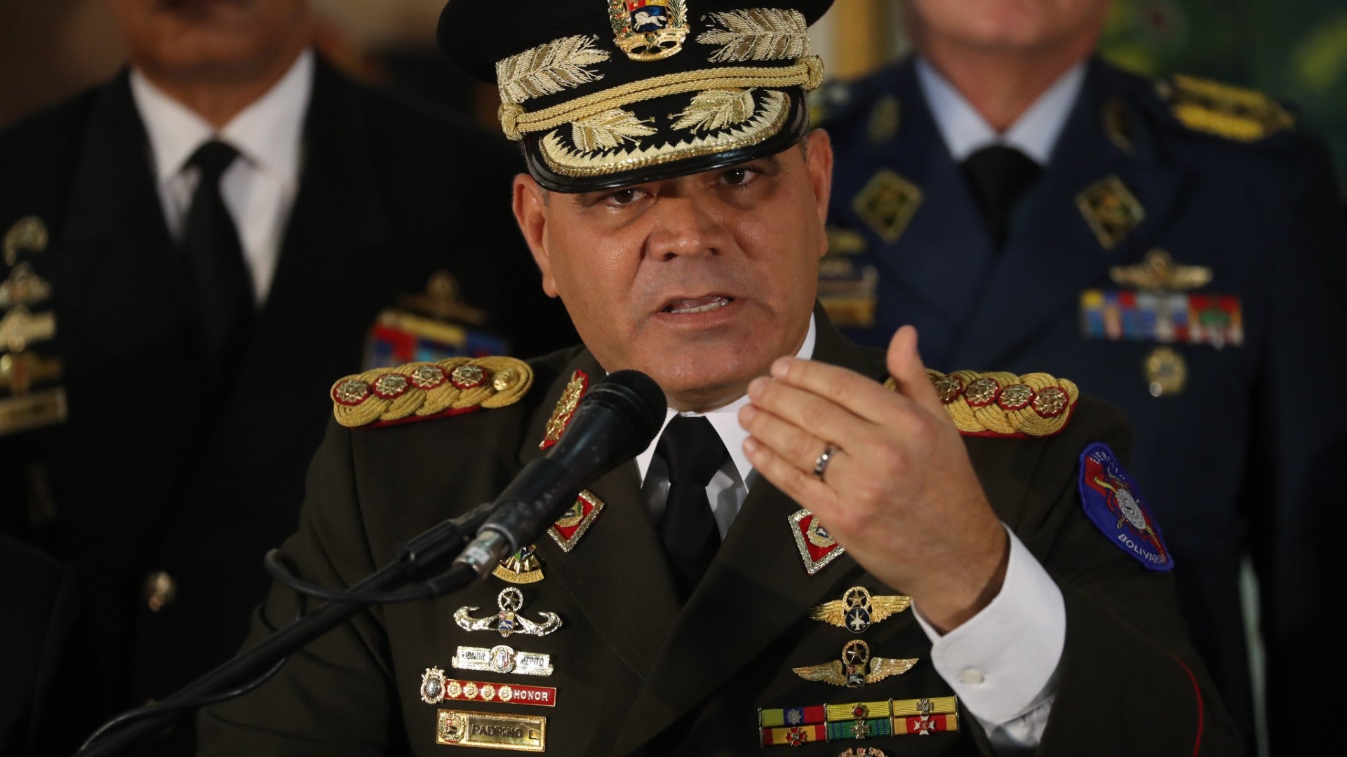 Vladimir Padrino López, ministro de Agricultura del régimen venezolano - Foto de referencia: EFE