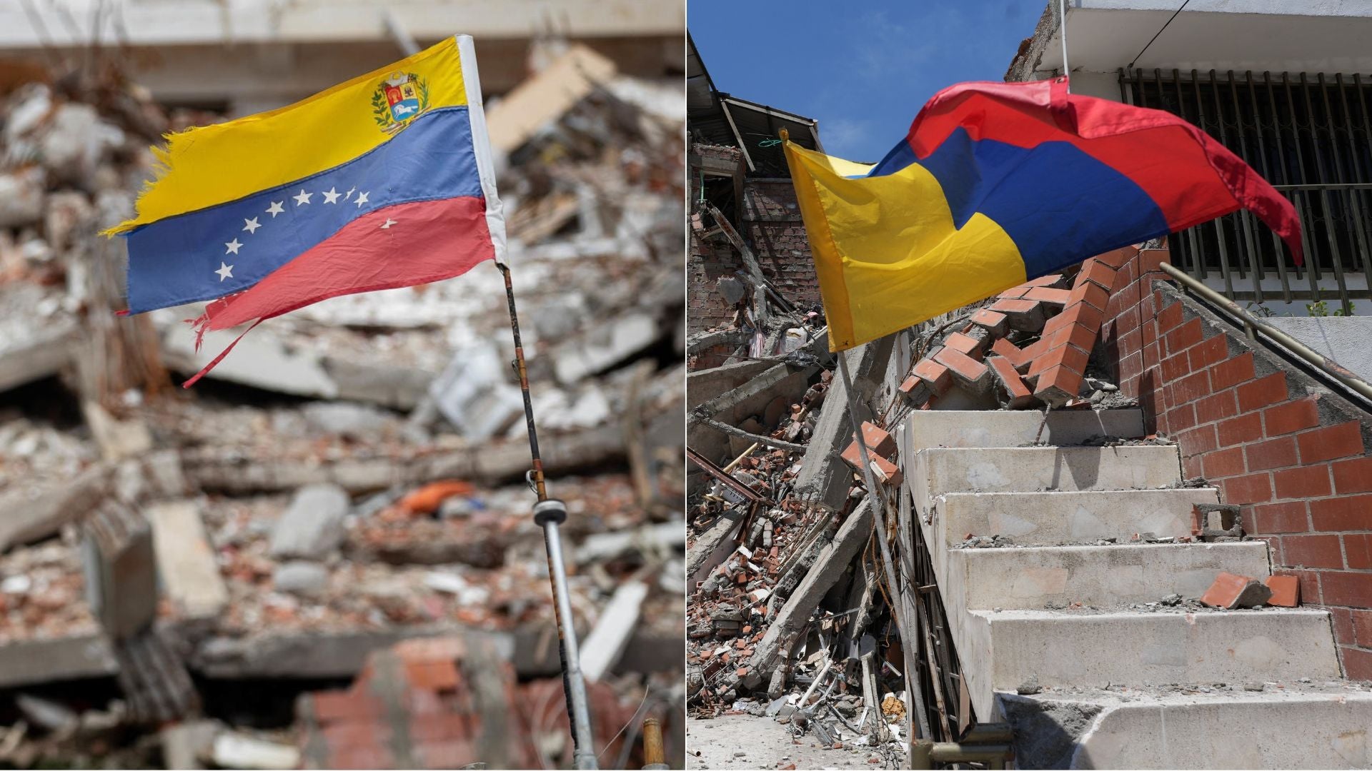 Terremotos en Venezuela y Colombia | Fotos: EFE
