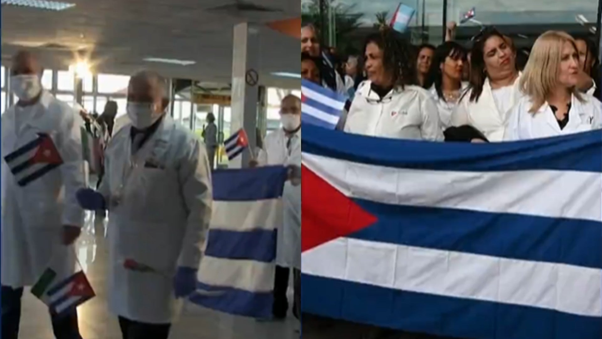 Médicos cubanos / FOTO: Captura de pantalla