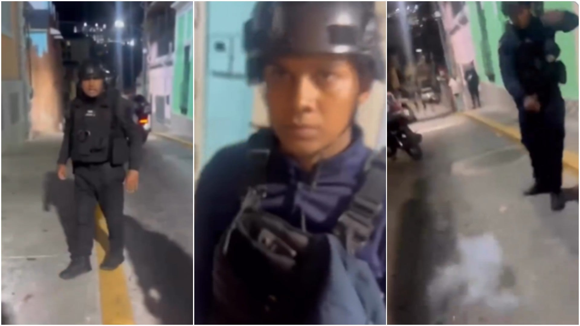 Funcionarios de la Policía Nacional Bolivariana de Venezuela (PNB) - Fotos: X