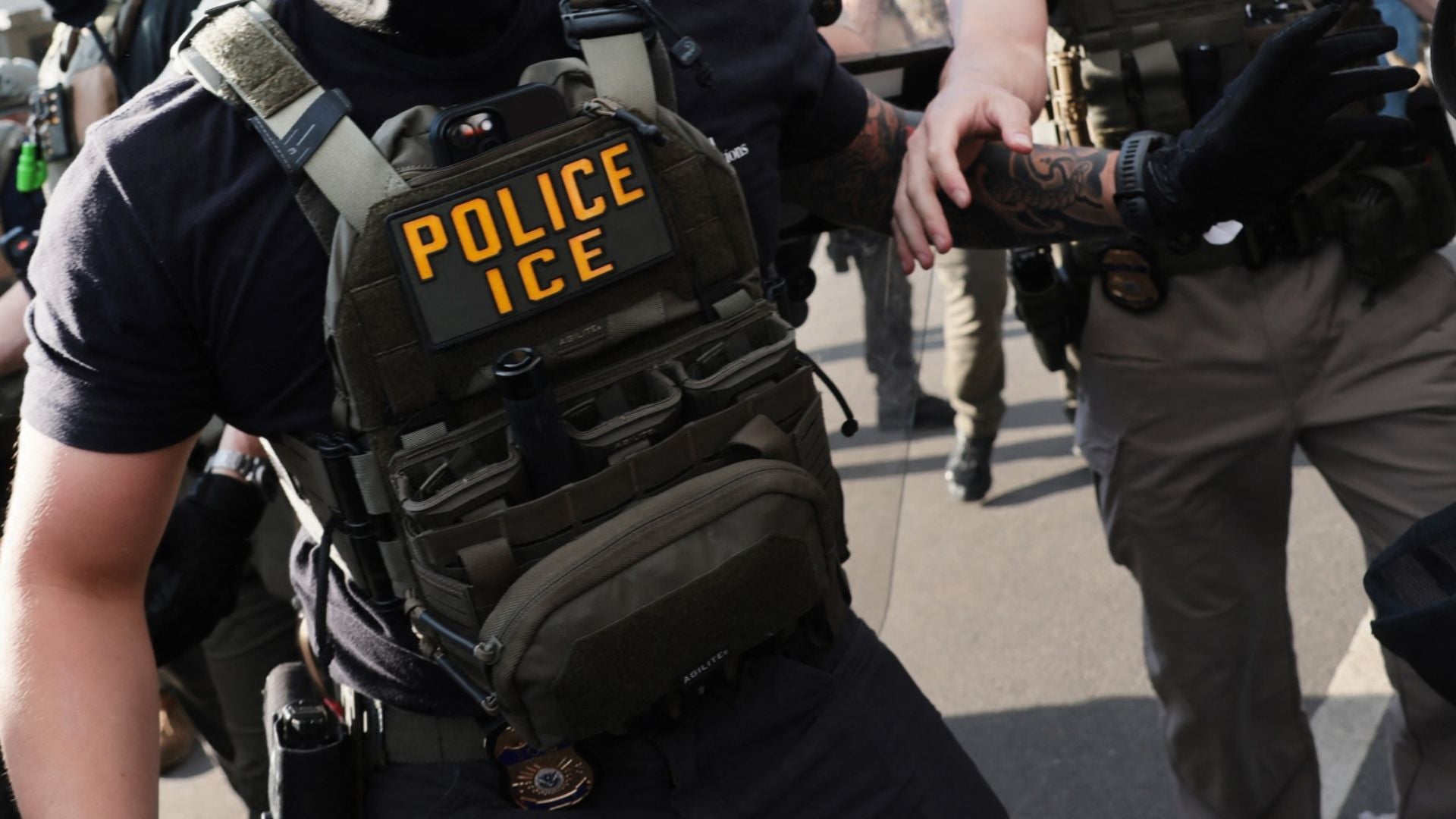 Policías de ICE-Foto: AFP