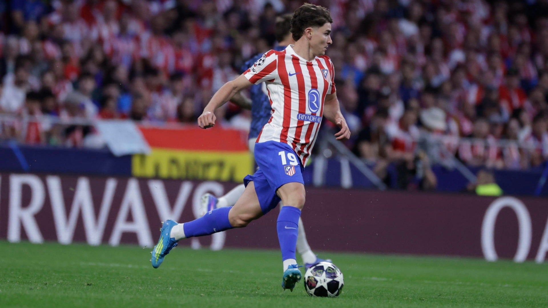 El delantero del Atlético de Madrid, Julián Álvarez. (EFE)